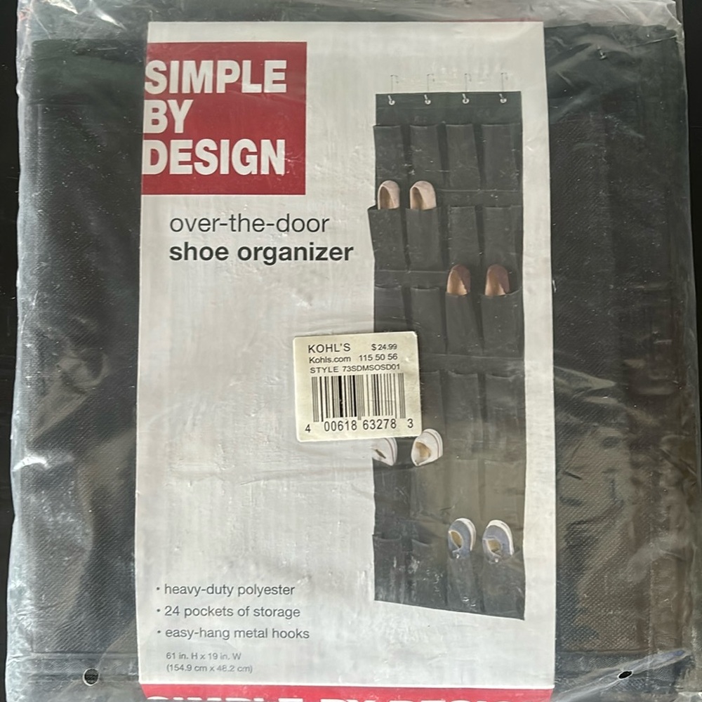 NWT Over the Door Shoe Organizer